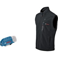 Bosch Professional Beheizbare Weste GHV 12+18V XA, M, Arbeitskleidung schwarz, ohne Akku