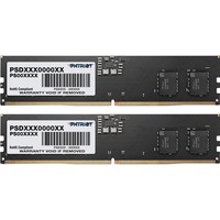 Patriot DIMM 32 GB DDR5-4800 (2x 16 GB) Dual-Kit, Arbeitsspeicher schwarz, PSD532G4800K, Signature