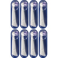 Braun Oral-B iO Strahlendes Weiss 8er, Aufsteckbürste weiß, Für eine aufhellende Reinigung