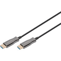 Digitus HDMI AOC Hybrid Glasfaserkabel, UHD 4K schwarz, 30 Meter