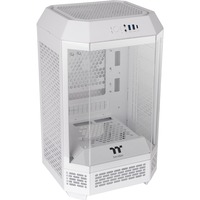 Thermaltake The Tower 250 Snow White, Tower-Gehäuse weiß, Tempered Glass