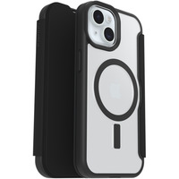 Otterbox React Folio, Handyhülle transparent/schwarz, iPhone 16e/15/14/13, MagSafe