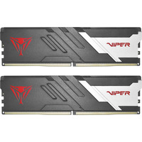 Patriot DIMM 32 GB DDR5-6000 (2x 16 GB) Dual-Kit, Arbeitsspeicher schwarz, VVR532G60C28AK, Viper Venom RGB, AMD EXPO