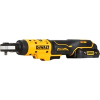 DEWALT Akku-Ratsche DCF504L1G, 1/4", 12Volt, Schrauber gelb/schwarz, XR Li-Ionen-Akku 3,0Ah