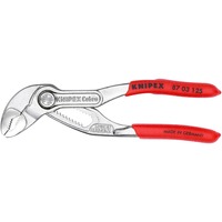 KNIPEX Cobra Rohr- / Wasserpumpen-Zange 87 03 125 rot, Länge 125mm, für Rohre bis 1"