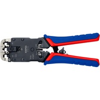 KNIPEX Crimpzange 97 51 12 SB blau/rot, RJ-10, RJ-11/12 und RJ-45-Stecker