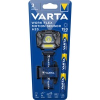 VARTA WorkFlex Motion Sensor H20, LED-Leuchte schwarz/blau
