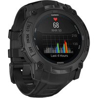 Garmin Instinct 3 – 50 mm, AMOLED, Tactical Edition, Smartwatch Black, Silikon-Armband