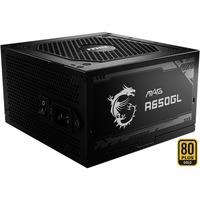 MSI MAG A650GL, PC-Netzteil schwarz, 4x PCIe, Kabelmanagement, 750 Watt