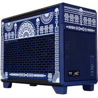 Thermaltake TR100 Koralie Edition Cobalt Blue, Tower-Gehäuse blau/weiß