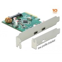 DeLOCK PCIe x4 > 2x extern USB 3.2 Gen 2 Typ-C, USB-Controller