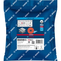 Bosch Professional X-LOCK Expert R782 Prisma Ceramic Fiberschleifscheibe, Ø 115mm, K36 25 Stück, Bohrung 22,23mm