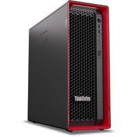 Lenovo ThinkStation P5 (30GA008LGE), PC-System schwarz/rot, Windows 11 Pro for Workstations
