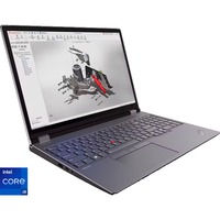 Lenovo ThinkPad P16 G2 (21FA0045GE), Notebook grau/schwarz, Intel® Core™ i9-13980HX, NVIDIA RTX 3500, 64 GB DDR5, 1 TB (1 TB SSD), Windows 11 Pro