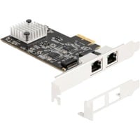 DeLOCK PCI Express x2 Karte zu 2 x RJ45, LAN-Adapter