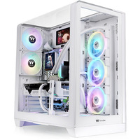 Thermaltake View 390 TG Snow White, Tower-Gehäuse weiß, Tempered Glass x 2