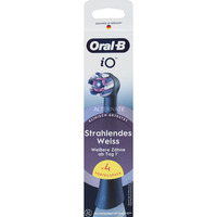  Oral-B iO Strahlendes Weiss 4er, Aufsteckbürste schwarz, Für eine aufhellende Reinigung