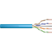 Digitus Professional Cat.6a U/UTP Verlegekabel simplex, Dca blau, 500 Meter Trommel