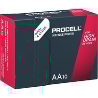 Duracell Procell Alkaline Constant Power AA, 1,5V, Batterie 10 Stück, AA Mignon