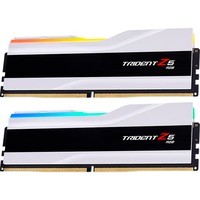 G.Skill DIMM 32 GB DDR5-6000 (2x 16 GB) Dual-Kit, Arbeitsspeicher weiß, F5-6000J3238F16GX2-TZ5RW, Trident Z5 RGB, INTEL XMP