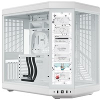HYTE Y70 Touch Infinite , Tower-Gehäuse weiß, Tempered Glass x 2