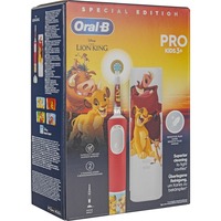 Braun Oral-B Vitality Pro 103 Kids König der Löwen , Elektrische Zahnbürste mehrfarbig, Mit Reiseetui