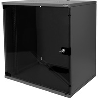 Digitus Wandgehäuse, SOHO, 540x400 mm (BxT), IT-Schrank schwarz, unmontiert, 12 Höheneinheiten