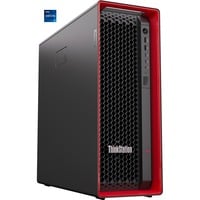 Lenovo ThinkStation P5 (30GA009FGE), PC-System schwarz/rot, Windows 11 Pro for Workstations