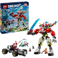 LEGO 71497 DREAMZzz Coopers Tiger-Mech und Zero's Hot Rod Auto, Konstruktionsspielzeug