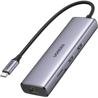 UGREEN CM512 7-in-1 USB-C Hub, Dockingstation silber
