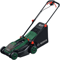 Bosch Akku-Rasenmäher Rotak18V2-38, 36 Volt (2x18V) grün/schwarz, 2x Li-Ionen Akku 4,0Ah, POWER FOR ALL ALLIANCE