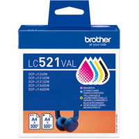 Brother Tinte Valuepack LC-521VAL 