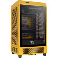 Thermaltake The Tower 200 Bumblebee, Tower-Gehäuse dunkelgelb, Tempered Glass
