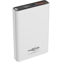 Ansmann Powerbank 10000 mAh PB222PD weiß, 10.000 mAh, PD, Quick Charge 3.0