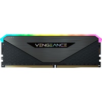 Corsair DIMM 16 GB DDR4-3200 , Arbeitsspeicher schwarz, CMG16GX4M1E3200C16, Vengeance RGB RS, INTEL XMP