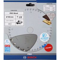 Bosch PRO Wood Cordless Kreissägeblatt 165 mm 3 Stück, Promo-Pack