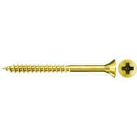 fischer Spanplattenschraube ClassicFast II 6,0x50 Senkkopf PZ 200 Stück, mit Teilgewinde