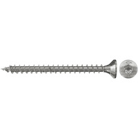 fischer Spanplattenschraube PowerFast 3,5x20 Senkkopf TX 300 Stück, mit Vollgewinde, Edelstahl A2