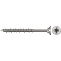 fischer Spanplattenschraube PowerFast II 4,0x40 Senkkopf TX 200 Stück, mit Teilgewinde, Edelstahl A2