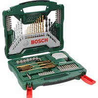 Bosch X-Line Titanium Bohrer- und Schrauber-Set, 70-teilig, Bohrer- & Bit-Satz grün