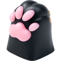 Keychron Kitty Paw Aluminum Alloy Artisan Keycap, Tastenkappe schwarz/rosa