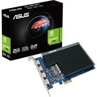 ASUS GeForce GT 730, Grafikkarte passiv gekühlt, 4x HDMI