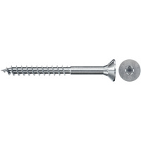 fischer Spanplattenschraube ClassicFast II 5,0x50 Senkkopf TX 200 Stück, mit Teilgewinde, verzinkt