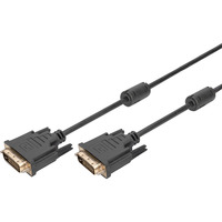Digitus Anschlusskabel DVI > DVI schwarz, 5 Meter