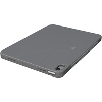 Logitech Combo Touch, Tastatur grau, DE-Layout, Scherenmechanik, für iPad Air 11" (M2) und iPad Air (5. Generation)
