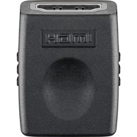goobay HDMI-Adapter HDMI-Buchse auf HDMI-Buchse schwarz