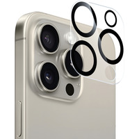 Nevox NEVOGLASS 3D Kameraschutzglas, Schutzfolie transparent/schwarz, iPhone 18 Pro