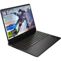 OMEN 16-am0178ng, Gaming-Notebook schwarz, Intel® Core™ i7-14650HX, NVIDIA GeForce RTX 5060, 32 GB DDR5, 1 TB (1 TB SSD), ohne Betriebssystem