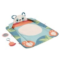 Fisher-Price Planet Friends Rolli-Roll Panda Spielmatte für Babys mit 2 Spielzeugen