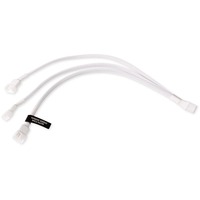 Alphacool Y-Kabelsplitter 4-Pin auf 3x 4-Pin PWM, 30cm weiß